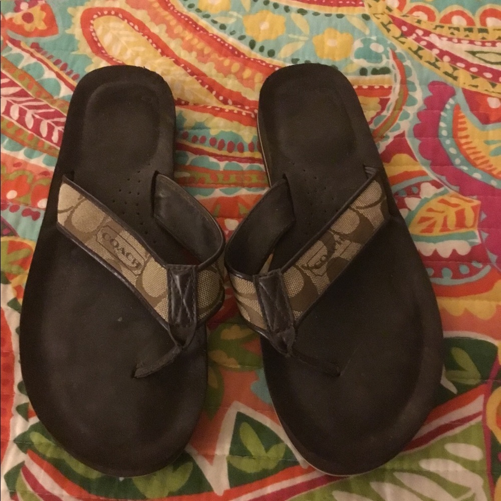 Coach Flip Flops
